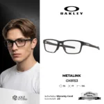 กรอบแว่นตา OAKLEY OX8153 METALINK กรอบผสมโลหะ เบาพิเศษ ทนทาน ปรับจมูกได้ ของแท้รับประกัน 2 ปี