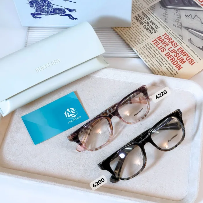 กรอบแว่นตา BURBERRY รุ่น BE2462D ทรง Square ลาย Burberry Check ของแท้ รับประกัน 2 ปี - Image 12