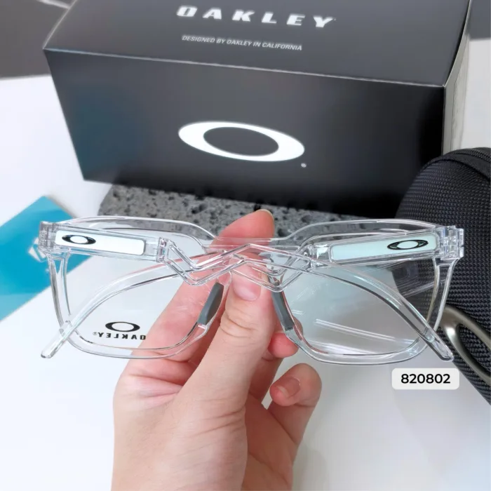 กรอบแว่นตา OAKLEY OX8208 HSTN SQ RX ทรงสี่เหลี่ยม เบาพิเศษ กันลื่น ใส่สบาย ของแท้รับประกัน 2 ปี - Image 12