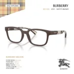 กรอบแว่นตา BURBERRY รุ่น BE2451U ทรง Rectangle ลุคเรียบเท่ ดีไซน์ขาแว่น Rubber Check ของแท้ รับประกัน 2 ปี - Image 2