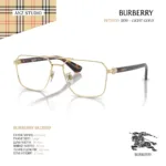 กรอบแว่นตา BURBERRY รุ่น BE1395D ทรง Irregular กรอบโลหะสี Light Gold ลุคพรีเมียม ของแท้ รับประกัน 2 ปี - Image 2