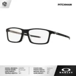 กรอบแว่นตา OAKLEY OX8096 PITCHMAN ทรงสี่เหลี่ยม เบาพิเศษ ขาเหล็ก Hollowpoint ของแท้รับประกัน 2 ปี - Image 2