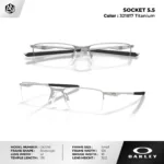 กรอบแว่นตา OAKLEY OX3218 SOCKET 5.5 กรอบกึ่งไร้ขอบ เบาพิเศษ โลหะแข็งแรง ของแท้รับประกัน 2 ปี - Image 3