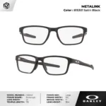 กรอบแว่นตา OAKLEY OX8153 METALINK กรอบผสมโลหะ เบาพิเศษ ทนทาน ปรับจมูกได้ ของแท้รับประกัน 2 ปี - Image 3