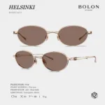 แว่นกันแดด BOLON รุ่น HELSINKI BV1057 ทรง Oval พับได้ ดีไซน์มินิมอลน้ำหนักเบา ของแท้ รับประกัน 1 ปี - Image 3