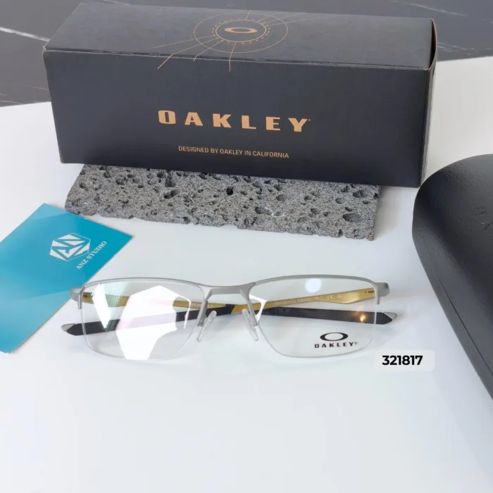 กรอบแว่นตา OAKLEY OX3218 SOCKET 5.5 กรอบกึ่งไร้ขอบ เบาพิเศษ โลหะแข็งแรง ของแท้รับประกัน 2 ปี - Image 6