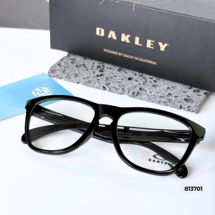 กรอบแว่นตา OAKLEY OX8137A FROGSKINS RX ทรงสี่เหลี่ยม เบาพิเศษ Low Bridge Fit ของแท้รับประกัน 2 ปี - Image 6