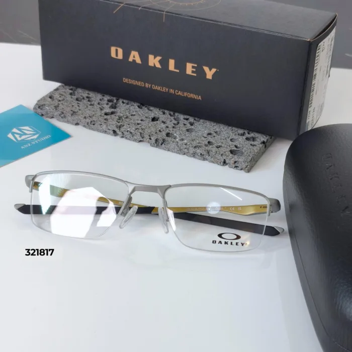 กรอบแว่นตา OAKLEY OX3218 SOCKET 5.5 กรอบกึ่งไร้ขอบ เบาพิเศษ โลหะแข็งแรง ของแท้รับประกัน 2 ปี - Image 7