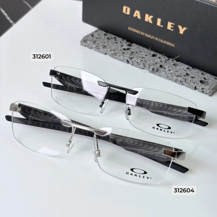 กรอบแว่นตา OAKLEY OX3126 STEAKHOUSE 1.0 กรอบเจาะเลนส์ เบาพิเศษ โลหะแข็งแรง ของแท้รับประกัน 2 ปี - Image 7
