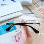 กรอบแว่นตา BURBERRY รุ่น BE1396 ทรง Pilot กรอบโลหะดีไซน์ Double Bridge ของแท้ รับประกัน 2 ปี - Image 8