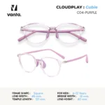 แว่นตากรองแสงสีฟ้าเด็ก vanta. CLOUDPLAY Cubie กรอบ TR90 น้ำหนักเบา ใส่สบาย ถนอมสายตา - Image 8
