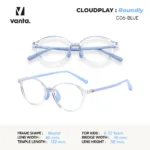 แว่นตากรองแสงสีฟ้าเด็ก vanta. CLOUDPLAY Roundly กรอบ TR90 น้ำหนักเบา ใส่สบาย ถนอมสายตา - Image 9