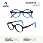 แว่นตากรองแสงสีฟ้าเด็ก vanta. BENDYBOO 46  ยืดหยุ่นสูง น้ำหนักเบา ใส่กระชับ ถนอมสายตา - Image 6