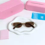 แว่นกันแดด SWAROVSKI รุ่น SK7045D กรอบเจาะเลนส์ไร้ขอบ ดีไซน์ Luxury Crystal Sunglasses ของแท้ รับประกัน 2 ปี - Image 9