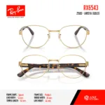 Ray-Ban RX6543 กรอบแว่นสายตา ทรง Square Semi - Image 2