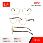 Ray-Ban RX6543 กรอบแว่นสายตา ทรง Square Semi - Image 4