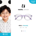 แว่นตากรองแสงสีฟ้าเด็ก vanta. MELLI Roundly กรอบ TR90 น้ำหนักเบา ใส่สบาย ถนอมสายตา
