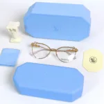 กรอบแว่นตา SWAROVSKI รุ่น SK1033 ทรง Cat Eye เฟรมโลหะประดับคริสตัล ของแท้ รับประกัน 2 ปี - Image 7