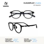 แว่นตากรองแสงสีฟ้าเด็ก vanta. CLOUDPLAY Cubie กรอบ TR90 น้ำหนักเบา ใส่สบาย ถนอมสายตา - Image 6