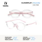 แว่นตากรองแสงสีฟ้าเด็ก vanta. CLOUDPLAY Roundly กรอบ TR90 น้ำหนักเบา ใส่สบาย ถนอมสายตา - Image 7