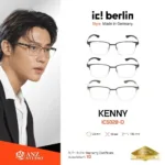 ic! berlin Kenny IC5028-D กรอบแว่นตา Metal ทรง Rectangle / Square Minimal Screwless Design