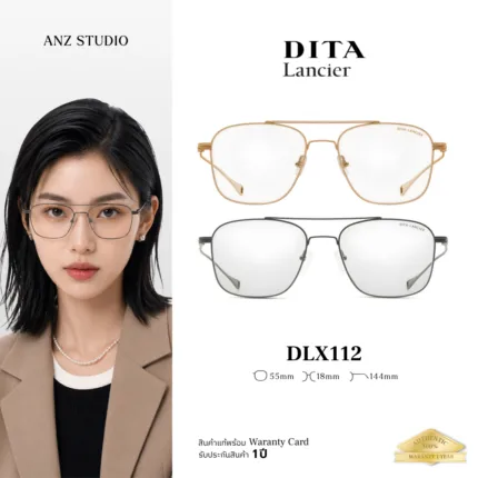 DITA Lancier DLX112 กรอบแว่นตา Titanium ทรง Navigator Luxury Sport  ของแท้รับประกัน 1 ปี