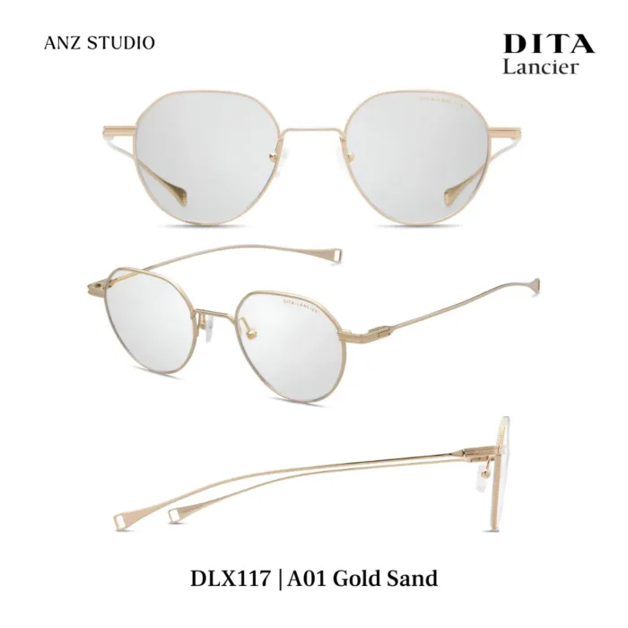 DITA Lancier DLX117 กรอบแว่นตา Titanium ทรง Round  Luxury Sport  ของแท้รับประกัน 1 ปี - Image 8