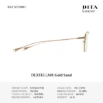 DITA Lancier DLX115 กรอบแว่นตา Titanium ทรง Navigator  Luxury Sport ของแท้รับประกัน 1 ปี - Image 4