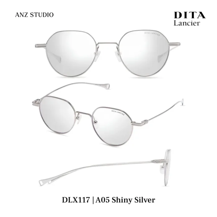 DITA Lancier DLX117 กรอบแว่นตา Titanium ทรง Round  Luxury Sport  ของแท้รับประกัน 1 ปี - Image 9