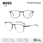 HUGO BOSS รุ่น 1247 กรอบแว่นตา  Metal ทรง Oval Full Rim - Image 10