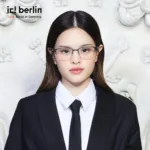 ic! berlin Kenny IC5028-D กรอบแว่นตา Metal ทรง Rectangle / Square Minimal Screwless Design - Image 8