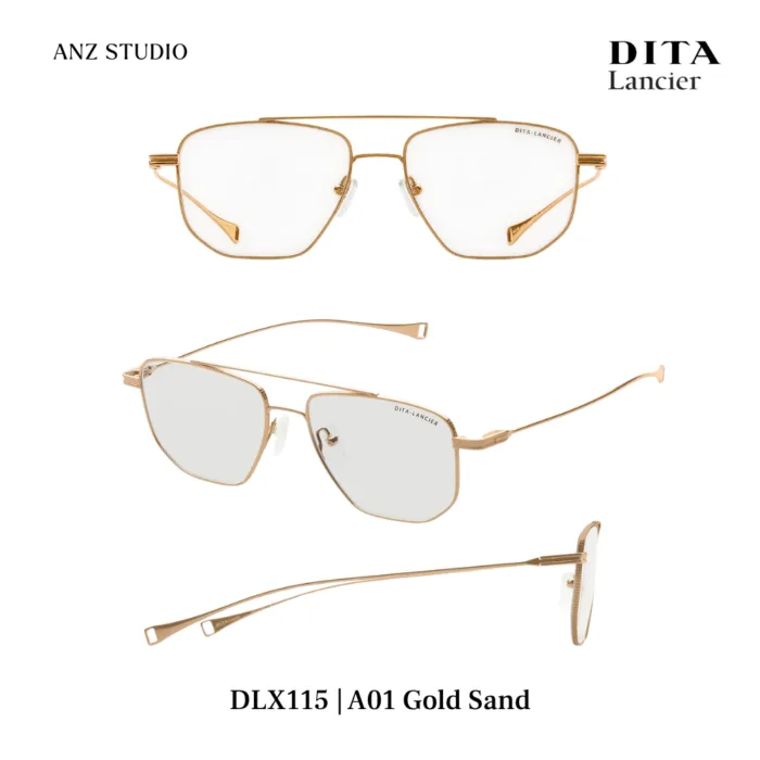 DITA Lancier DLX115 กรอบแว่นตา Titanium ทรง Navigator  Luxury Sport ของแท้รับประกัน 1 ปี - Image 5