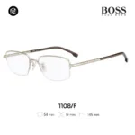 HUGO BOSS 1108/F กรอบแว่นตา Metal ทรง Rectangle Semi Rimless - Image 2