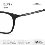 HUGO BOSS 1874/F กรอบเเว่น Titanium เเละPolyamide ทรง Rectangle Full Rim - Image 3