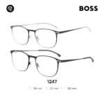 HUGO BOSS รุ่น 1247 กรอบแว่นตา  Metal ทรง Oval Full Rim - Image 2