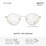 DITA Lancier DLX113 กรอบแว่นตา Titanium ทรง Round Luxury Sport  ของแท้รับประกัน 1 ปี - Image 2
