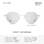 DITA Lancier DLX117 กรอบแว่นตา Titanium ทรง Round  Luxury Sport  ของแท้รับประกัน 1 ปี - Image 2