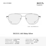 DITA Lancier DLX115 กรอบแว่นตา Titanium ทรง Navigator  Luxury Sport ของแท้รับประกัน 1 ปี - Image 6
