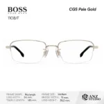 HUGO BOSS 1108/F กรอบแว่นตา Metal ทรง Rectangle Semi Rimless - Image 4