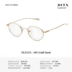 DITA Lancier DLX113 กรอบแว่นตา Titanium ทรง Round Luxury Sport  ของแท้รับประกัน 1 ปี - Image 3