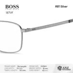 HUGO BOSS 1871/F กรอบ Titanium ทรง Rectangle Full Rim - Image 6