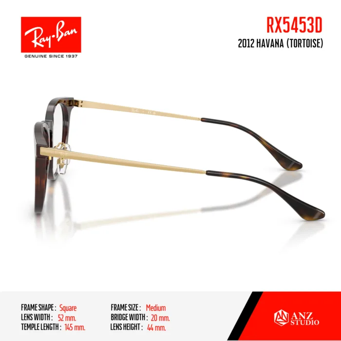 Ray-Ban RX5453D (Jennie ) กรอบแว่นสายตา ทรง Square - Image 4