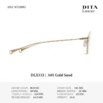 DITA Lancier DLX113 กรอบแว่นตา Titanium ทรง Round Luxury Sport  ของแท้รับประกัน 1 ปี - Image 4