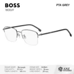 BOSS 1800/F กรอบแว่นตา Titanium ทรง Rectangle Semi Rimless - Image 5
