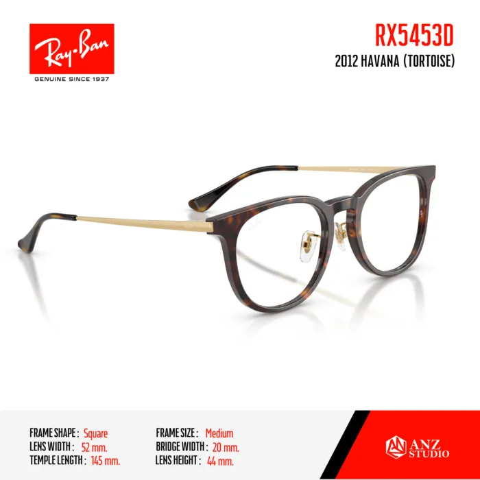 Ray-Ban RX5453D (Jennie ) กรอบแว่นสายตา ทรง Square - Image 5