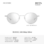 DITA Lancier DLX113 กรอบแว่นตา Titanium ทรง Round Luxury Sport  ของแท้รับประกัน 1 ปี - Image 5