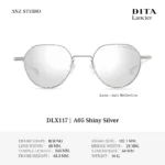 DITA Lancier DLX117 กรอบแว่นตา Titanium ทรง Round  Luxury Sport  ของแท้รับประกัน 1 ปี - Image 5