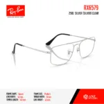 Ray-Ban RX6579 กรอบแว่นสายตา ทรง Square - Image 5