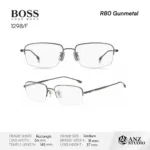 กรอบแว่นตา  BOSS 1298/F  Titanium ทรง Rectangle Semi Rimless - Image 6