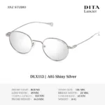 DITA Lancier DLX113 กรอบแว่นตา Titanium ทรง Round Luxury Sport  ของแท้รับประกัน 1 ปี - Image 6